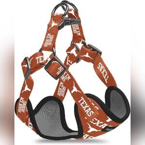 NWT Texas Longhorns Step In Dog Harness, NCAA Officially Licensed, Large